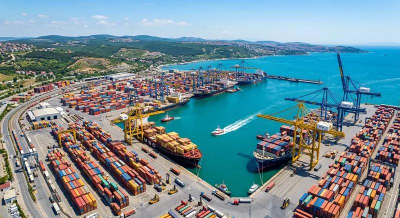 Turkish port panorama